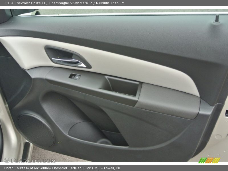Champagne Silver Metallic / Medium Titanium 2014 Chevrolet Cruze LT