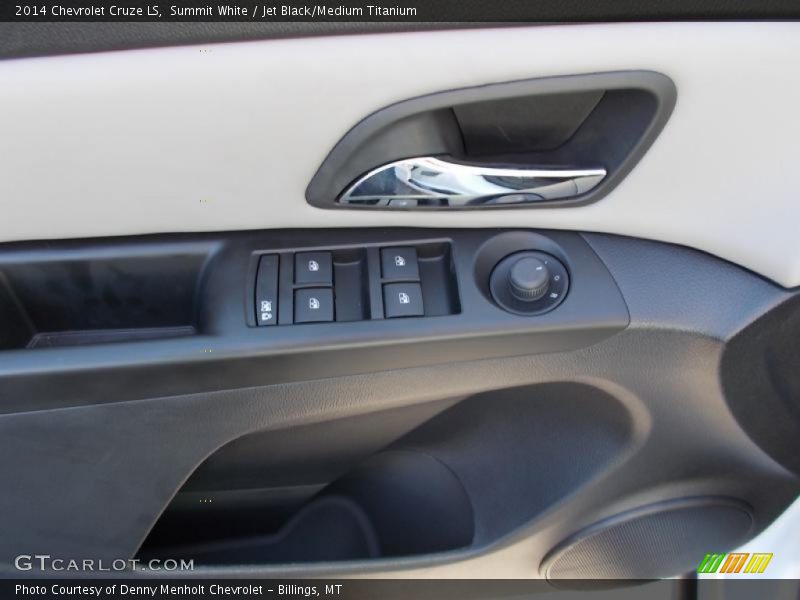 Summit White / Jet Black/Medium Titanium 2014 Chevrolet Cruze LS