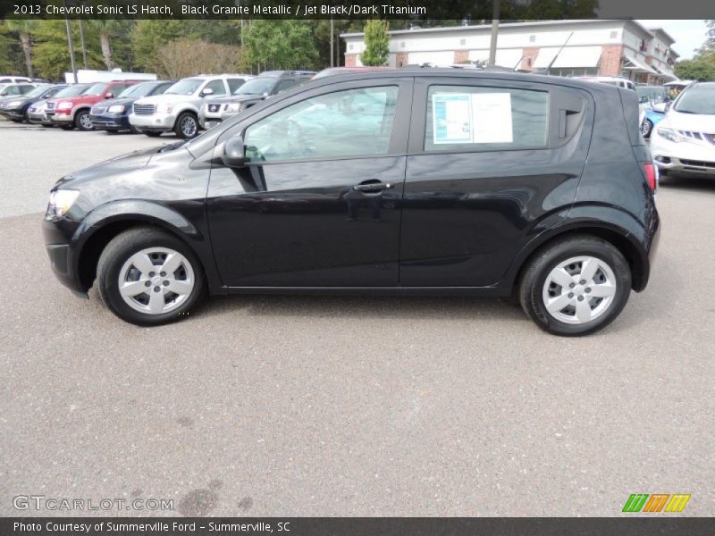 Black Granite Metallic / Jet Black/Dark Titanium 2013 Chevrolet Sonic LS Hatch