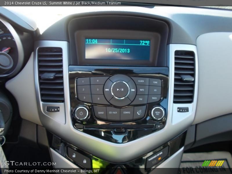 Summit White / Jet Black/Medium Titanium 2014 Chevrolet Cruze LS