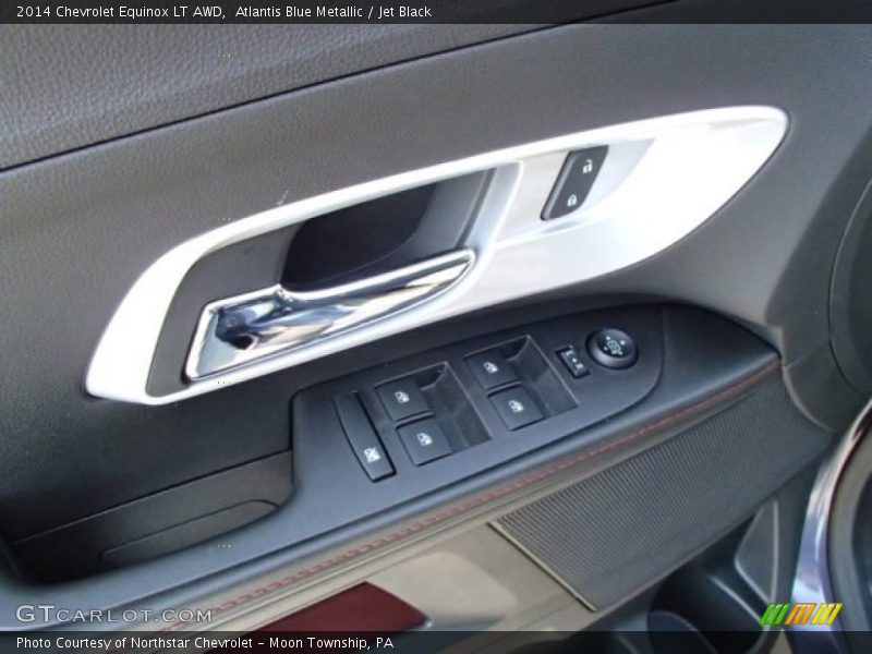 Atlantis Blue Metallic / Jet Black 2014 Chevrolet Equinox LT AWD