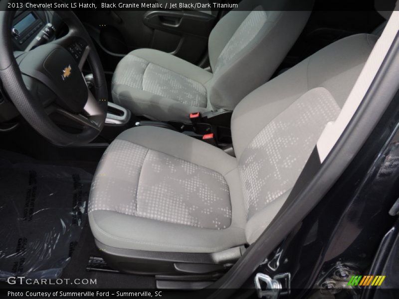 Front Seat of 2013 Sonic LS Hatch