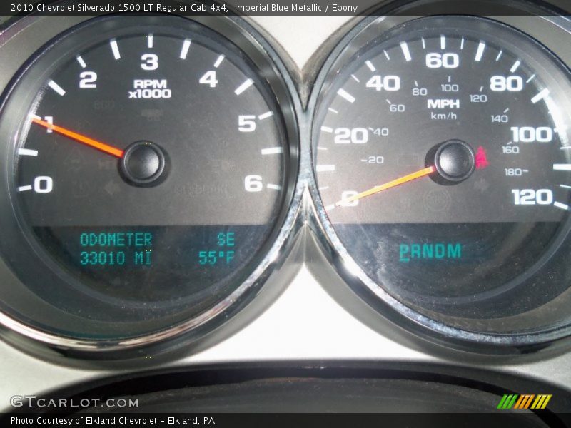 Imperial Blue Metallic / Ebony 2010 Chevrolet Silverado 1500 LT Regular Cab 4x4