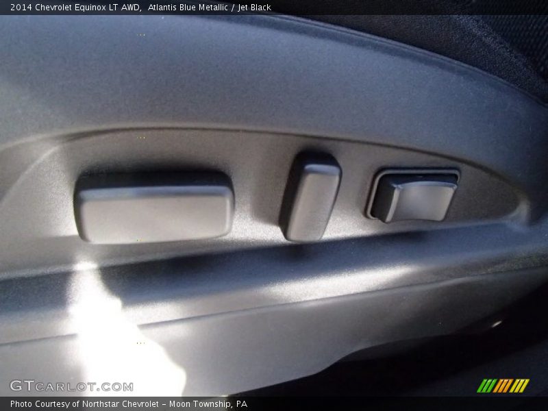 Atlantis Blue Metallic / Jet Black 2014 Chevrolet Equinox LT AWD