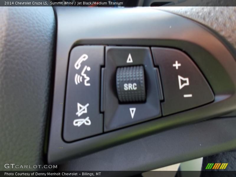 Summit White / Jet Black/Medium Titanium 2014 Chevrolet Cruze LS