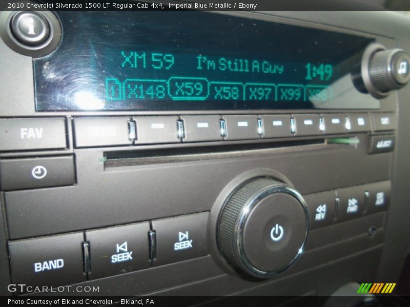 Imperial Blue Metallic / Ebony 2010 Chevrolet Silverado 1500 LT Regular Cab 4x4