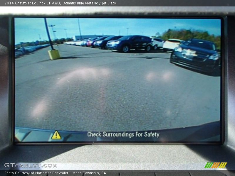 Atlantis Blue Metallic / Jet Black 2014 Chevrolet Equinox LT AWD