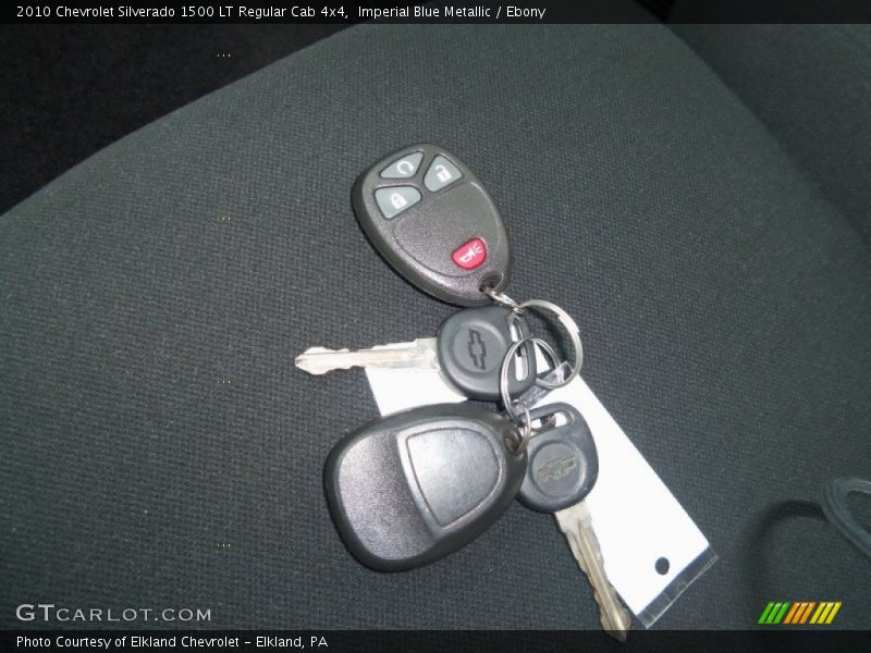 Imperial Blue Metallic / Ebony 2010 Chevrolet Silverado 1500 LT Regular Cab 4x4