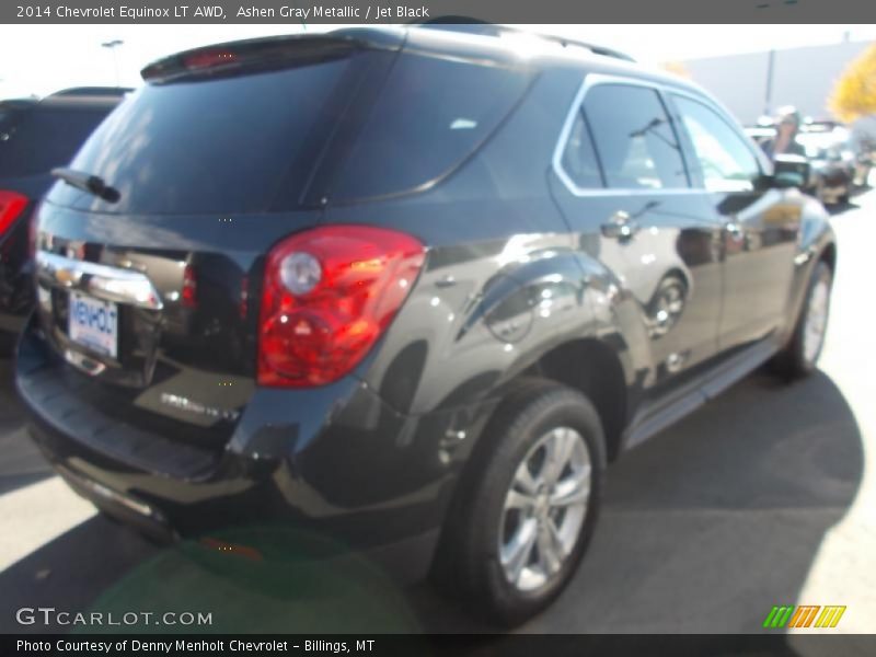 Ashen Gray Metallic / Jet Black 2014 Chevrolet Equinox LT AWD
