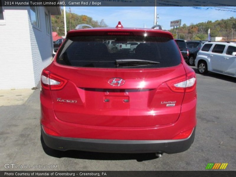  2014 Tucson Limited AWD Garnet Red