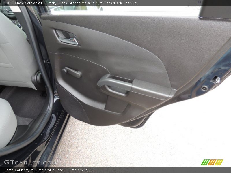 Black Granite Metallic / Jet Black/Dark Titanium 2013 Chevrolet Sonic LS Hatch