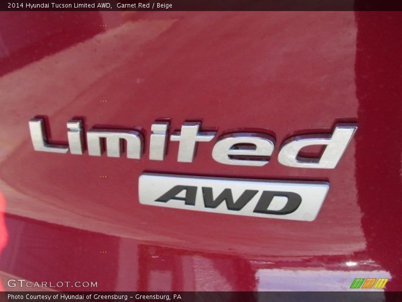 Limited AWD - 2014 Hyundai Tucson Limited AWD