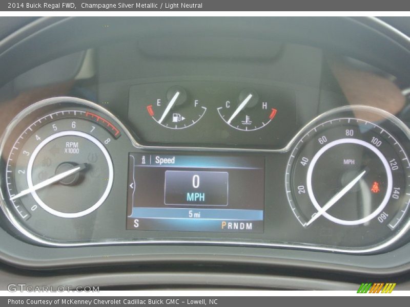  2014 Regal FWD FWD Gauges