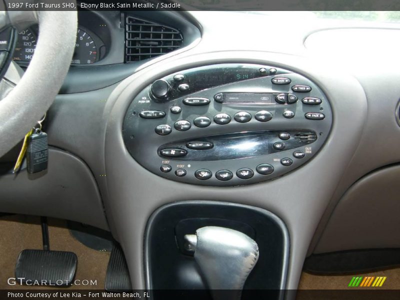 Ebony Black Satin Metallic / Saddle 1997 Ford Taurus SHO