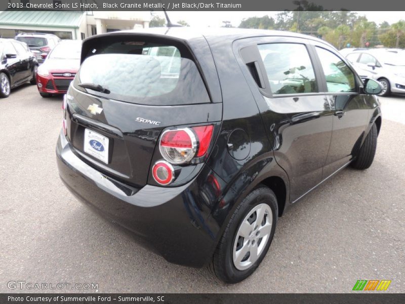 Black Granite Metallic / Jet Black/Dark Titanium 2013 Chevrolet Sonic LS Hatch