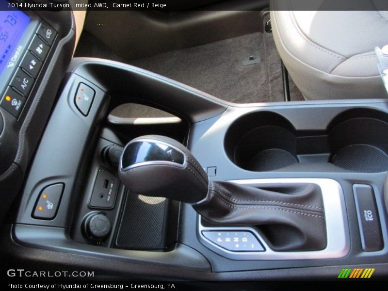  2014 Tucson Limited AWD 6 Speed Shiftronic Automatic Shifter