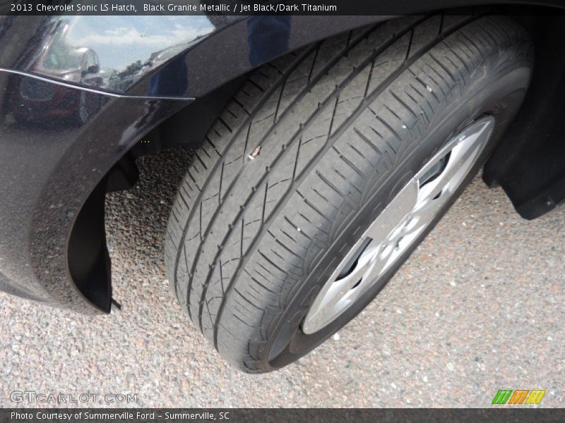 Black Granite Metallic / Jet Black/Dark Titanium 2013 Chevrolet Sonic LS Hatch
