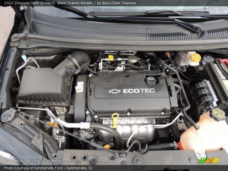  2013 Sonic LS Hatch Engine - 1.8 Liter DOHC 16-Valve ECOTEC 4 Cylinder