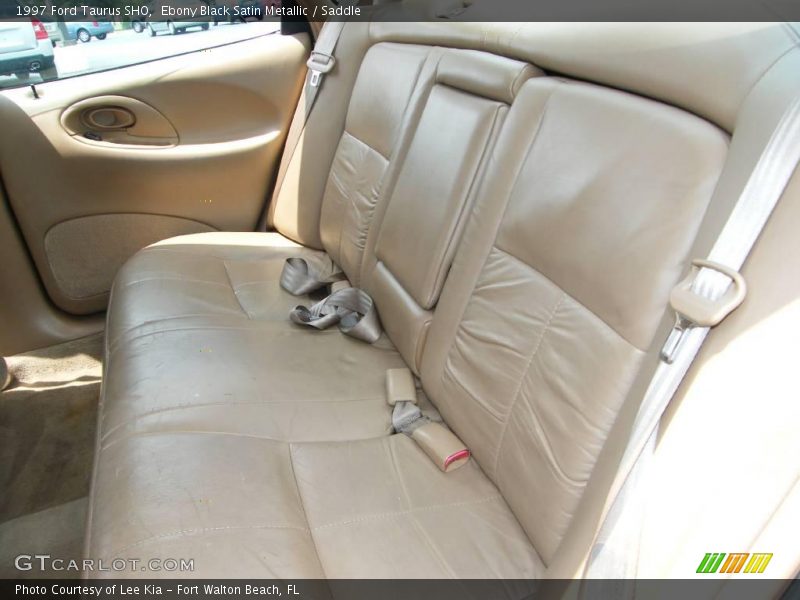 Ebony Black Satin Metallic / Saddle 1997 Ford Taurus SHO