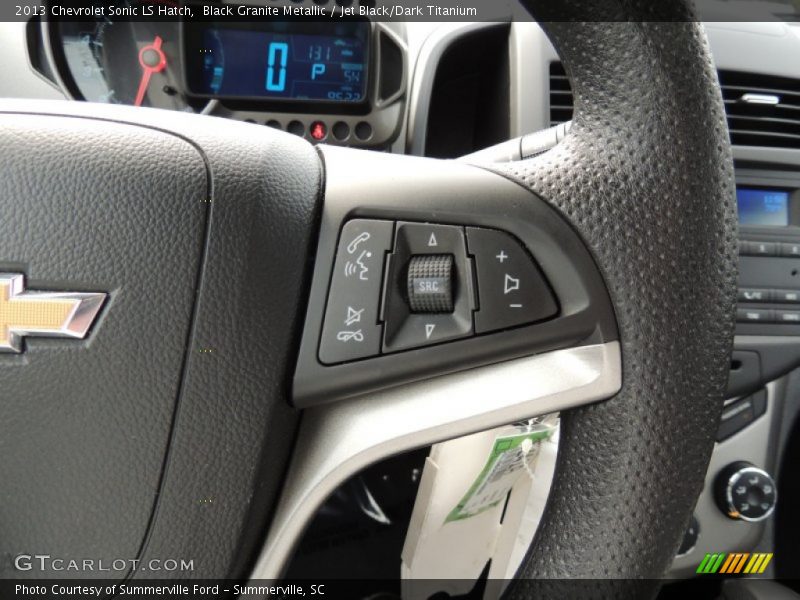 Black Granite Metallic / Jet Black/Dark Titanium 2013 Chevrolet Sonic LS Hatch