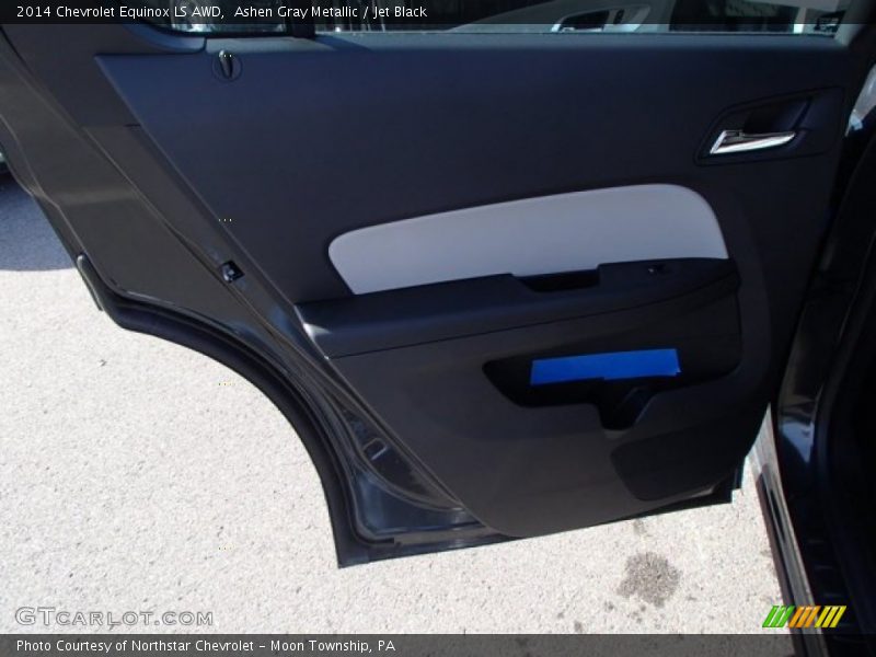 Ashen Gray Metallic / Jet Black 2014 Chevrolet Equinox LS AWD