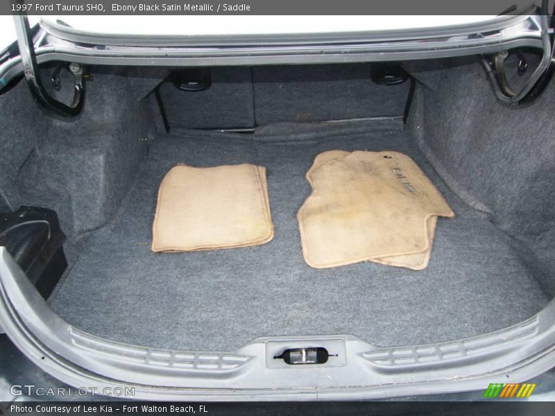 Ebony Black Satin Metallic / Saddle 1997 Ford Taurus SHO