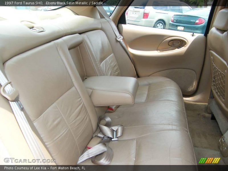 Ebony Black Satin Metallic / Saddle 1997 Ford Taurus SHO
