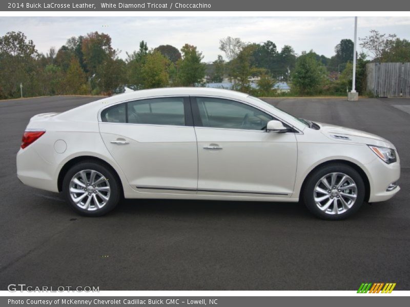 White Diamond Tricoat / Choccachino 2014 Buick LaCrosse Leather