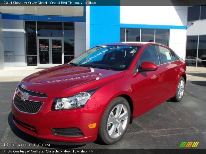 Crystal Red Tintcoat / Jet Black 2014 Chevrolet Cruze Diesel