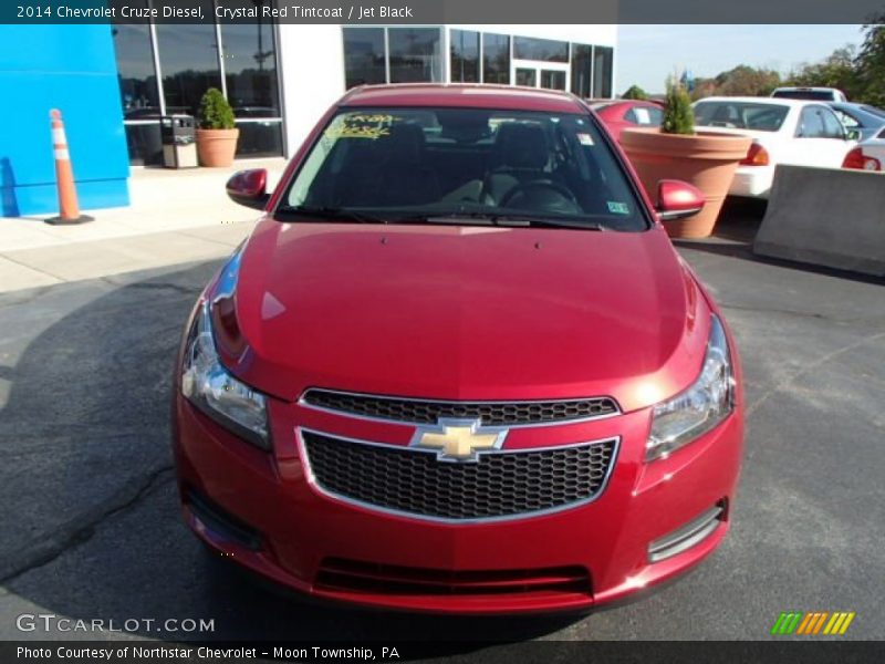 Crystal Red Tintcoat / Jet Black 2014 Chevrolet Cruze Diesel