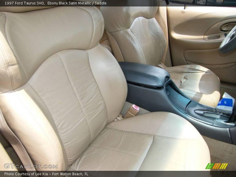 Ebony Black Satin Metallic / Saddle 1997 Ford Taurus SHO