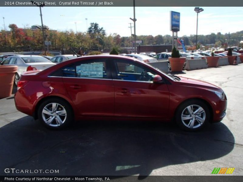 Crystal Red Tintcoat / Jet Black 2014 Chevrolet Cruze Diesel