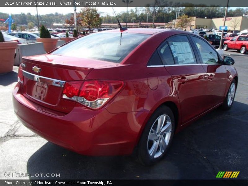 Crystal Red Tintcoat / Jet Black 2014 Chevrolet Cruze Diesel