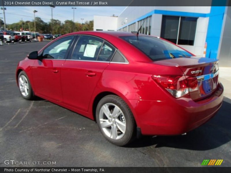 Crystal Red Tintcoat / Jet Black 2014 Chevrolet Cruze Diesel