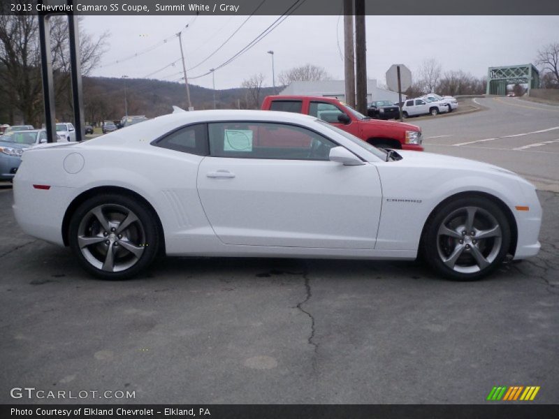 Summit White / Gray 2013 Chevrolet Camaro SS Coupe