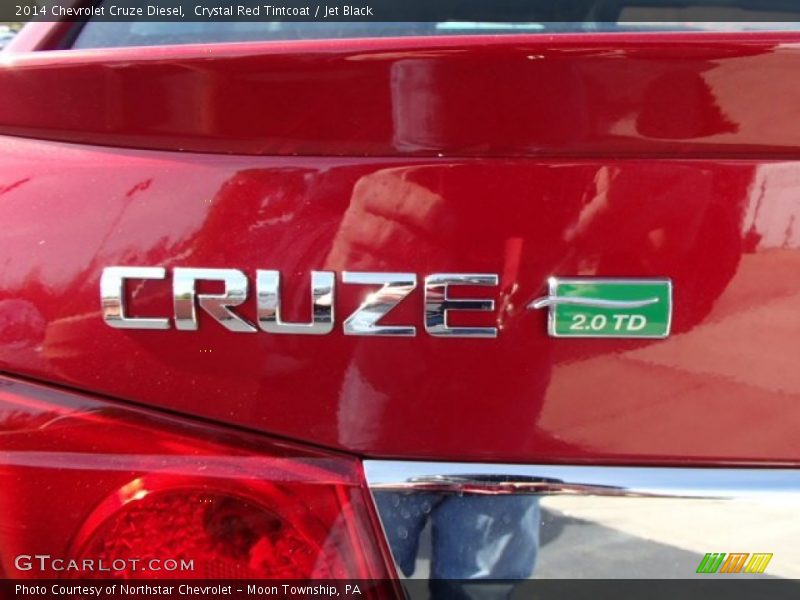 Crystal Red Tintcoat / Jet Black 2014 Chevrolet Cruze Diesel