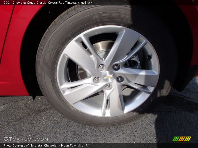 Crystal Red Tintcoat / Jet Black 2014 Chevrolet Cruze Diesel
