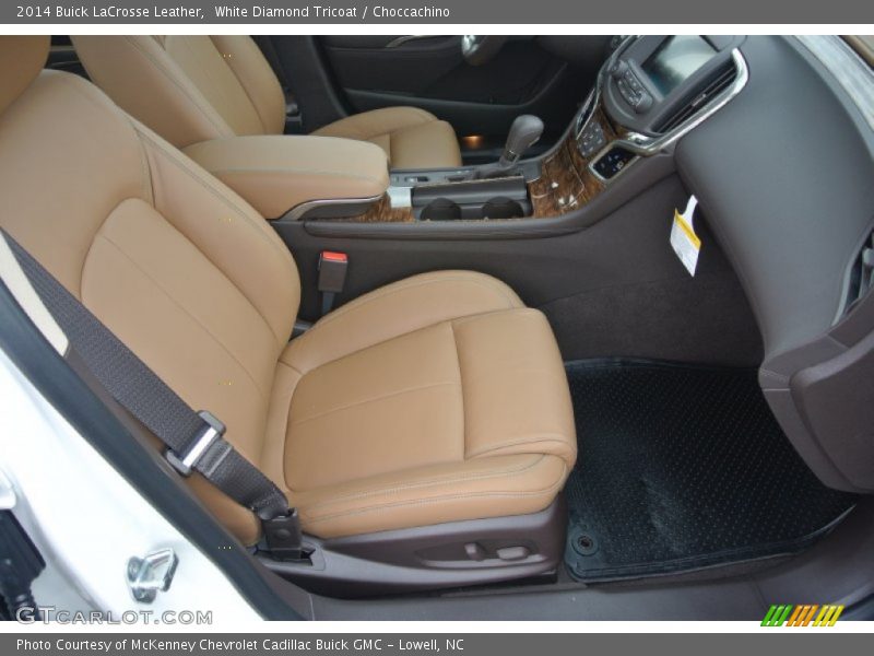 White Diamond Tricoat / Choccachino 2014 Buick LaCrosse Leather