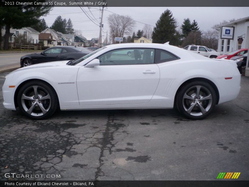 Summit White / Gray 2013 Chevrolet Camaro SS Coupe