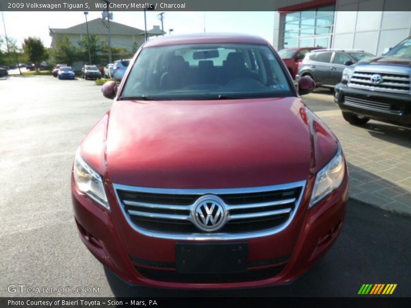 Wild Cherry Metallic / Charcoal 2009 Volkswagen Tiguan S