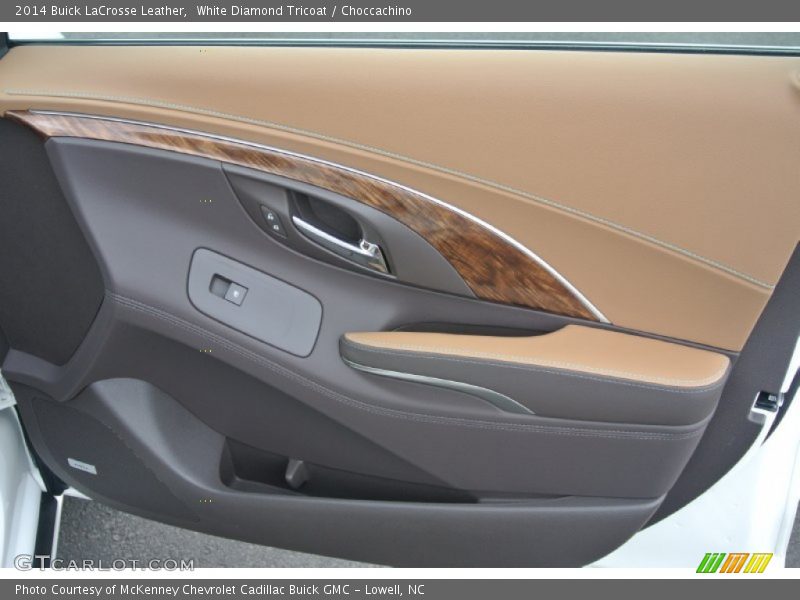 White Diamond Tricoat / Choccachino 2014 Buick LaCrosse Leather