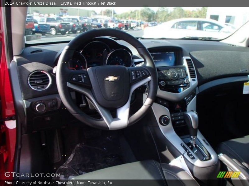 Crystal Red Tintcoat / Jet Black 2014 Chevrolet Cruze Diesel