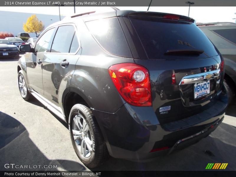 Ashen Gray Metallic / Jet Black 2014 Chevrolet Equinox LT AWD