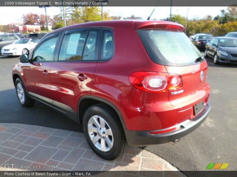 Wild Cherry Metallic / Charcoal 2009 Volkswagen Tiguan S