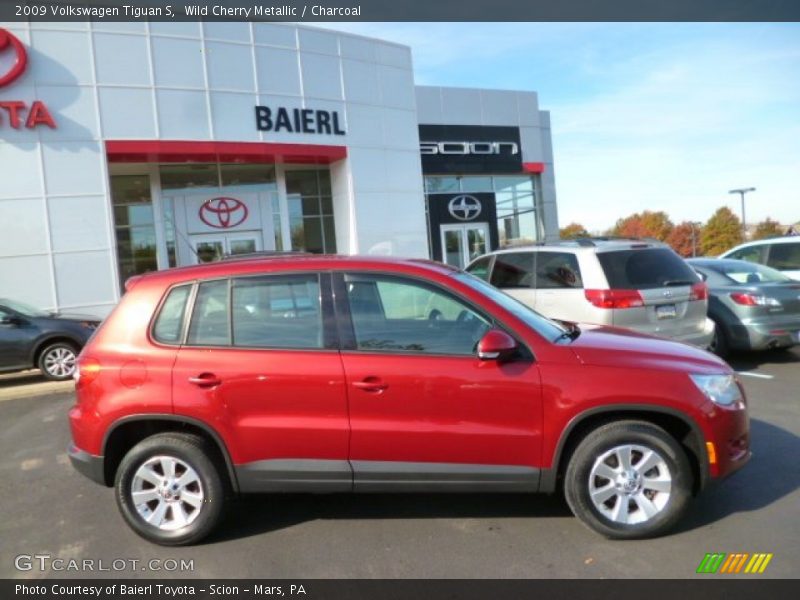 Wild Cherry Metallic / Charcoal 2009 Volkswagen Tiguan S