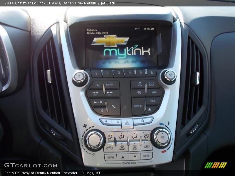 Ashen Gray Metallic / Jet Black 2014 Chevrolet Equinox LT AWD