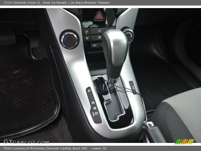 Silver Ice Metallic / Jet Black/Medium Titanium 2014 Chevrolet Cruze LS