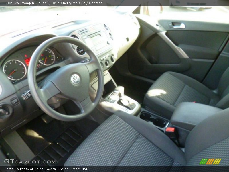 Wild Cherry Metallic / Charcoal 2009 Volkswagen Tiguan S