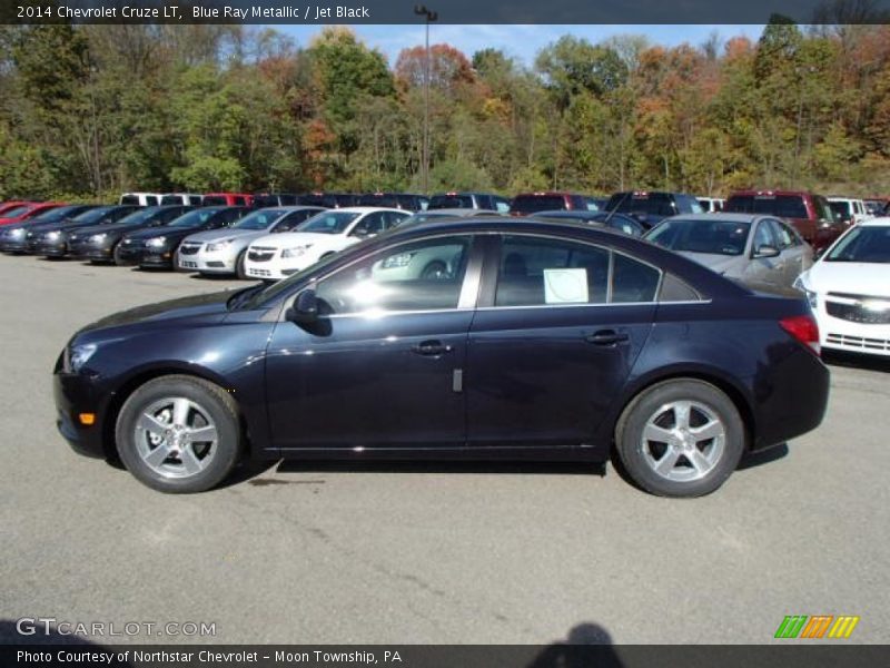 Blue Ray Metallic / Jet Black 2014 Chevrolet Cruze LT