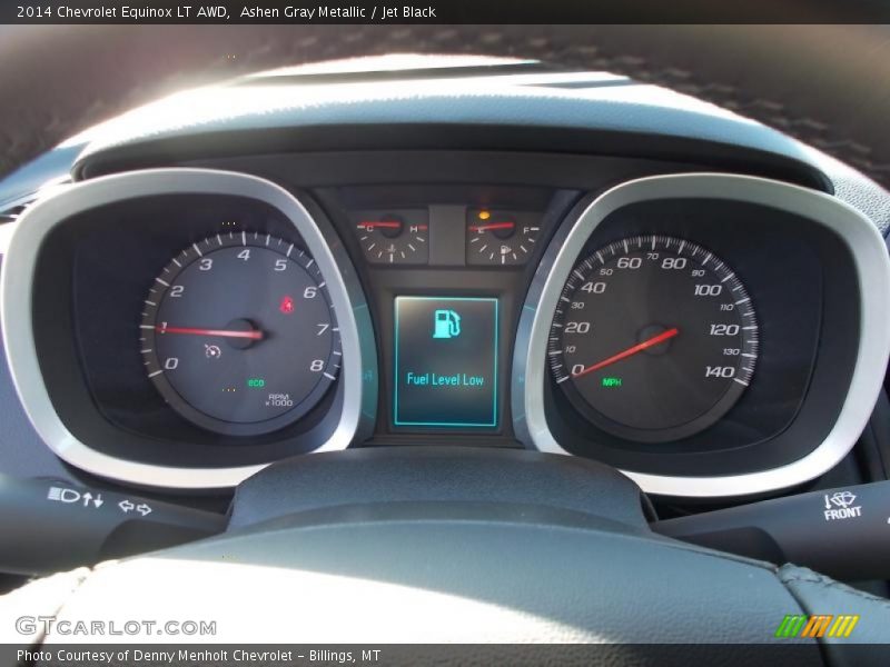 Ashen Gray Metallic / Jet Black 2014 Chevrolet Equinox LT AWD